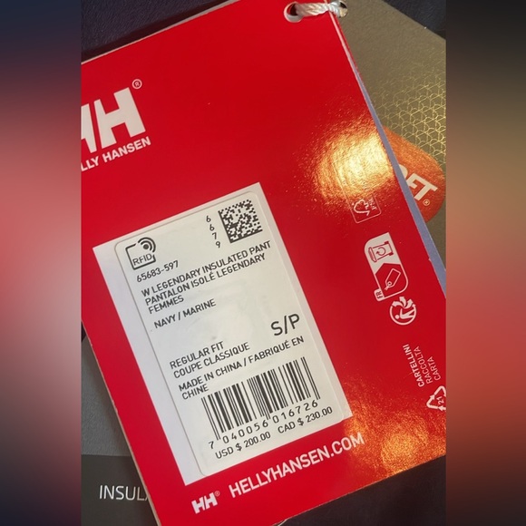 BNWT Women’s Helly Hanson Ski / Snowboard Pants, Navy Blue - Picture 3 of 4